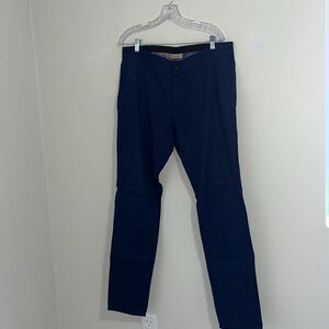 Men’s Light navy blue straight leg casual denim pants